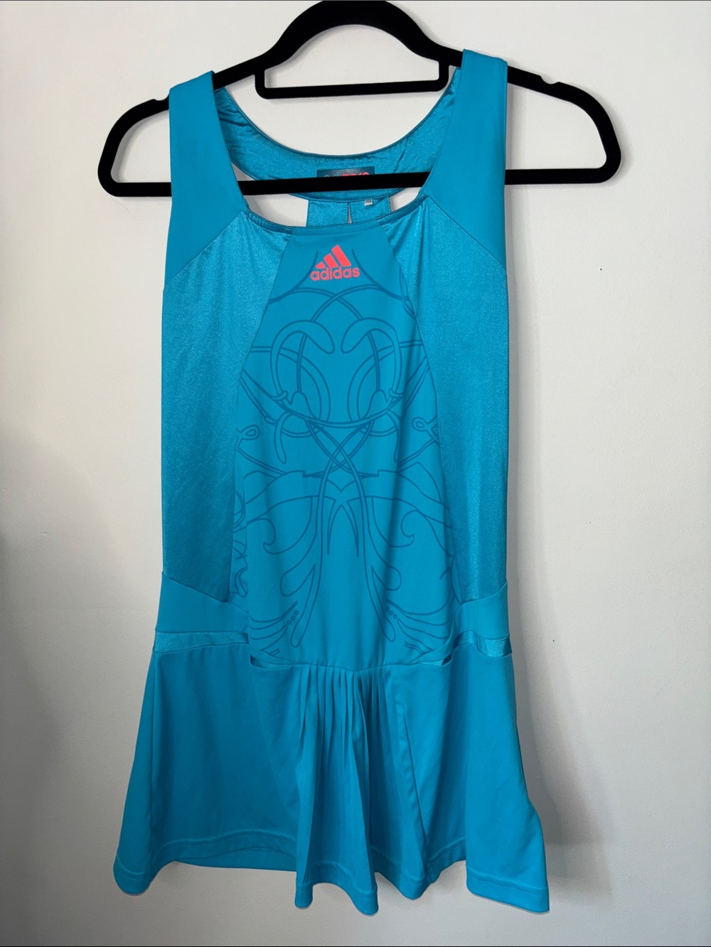 Adidas AdiZero Turquoise Athletic Tennis Dress, sz M